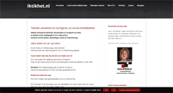 Desktop Screenshot of iktikhet.nl
